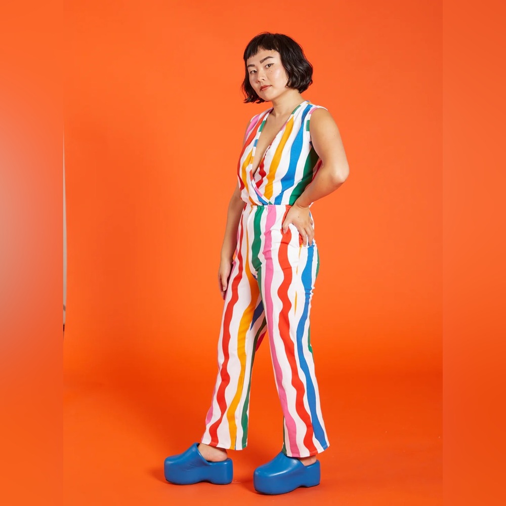 NOOWORKS Sonny Suit - Salvation Stripe / Medium NWT